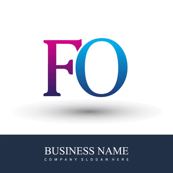 Für Buchstaben Logo Ursprüngliche Logo Identität Für Ihr Unternehmen Und — Stockvektor