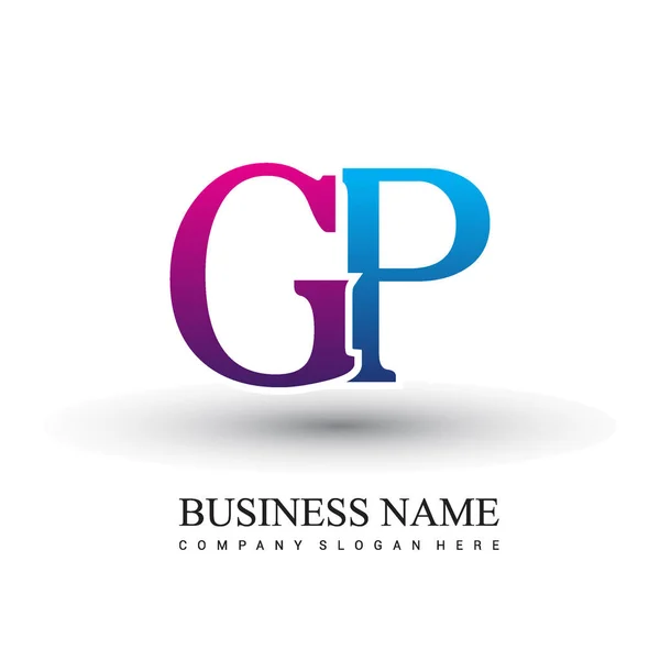 Letters Logo Anfängliche Logo Identität Für Ihr Unternehmen Und Unternehmen — Stockvektor
