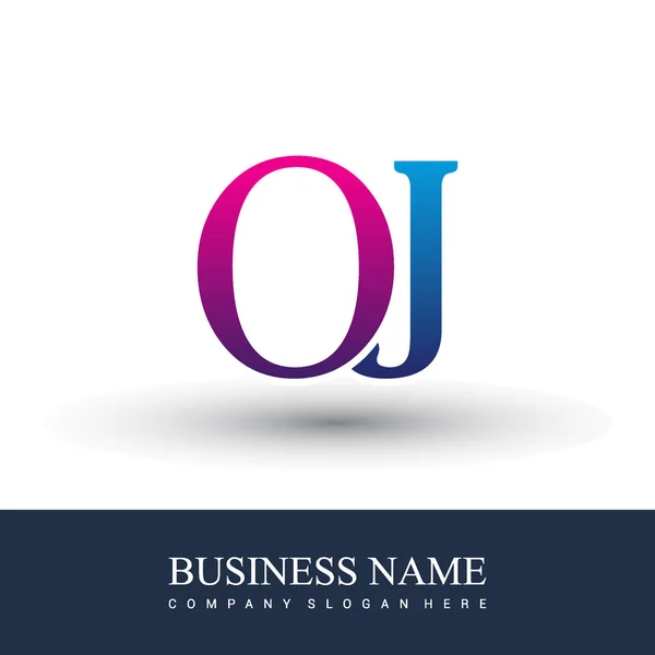 Letras Logo Identidad Inicial Del Logotipo Para Negocio Empresa — Vector de stock