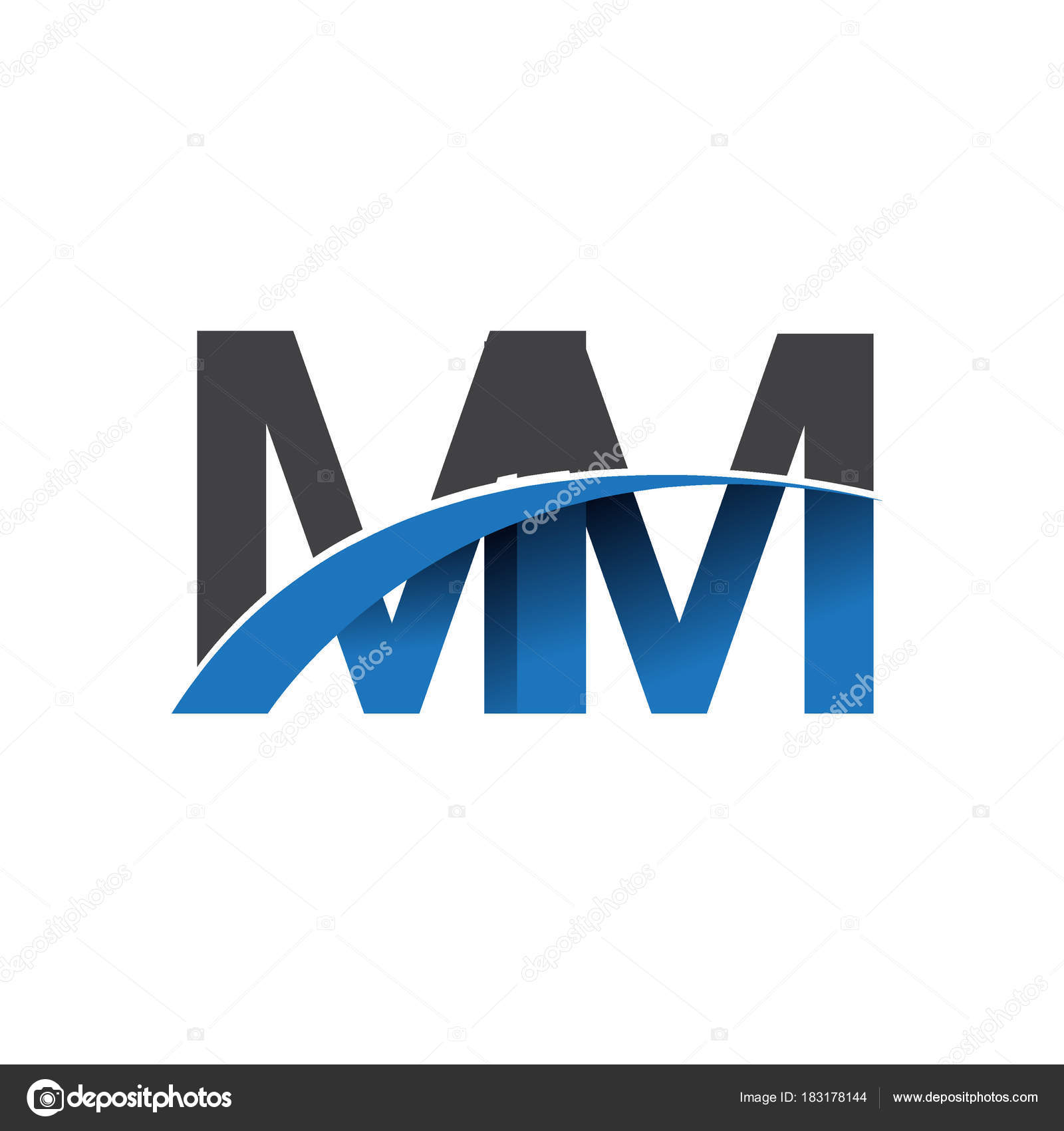 Initial Letter MM Logo Graphic by mmdmahfuz3105 · Creative Fabrica