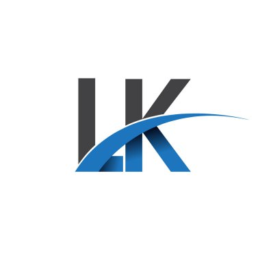 lk harf logo, iş ve şirket için ilk logo kimlik      