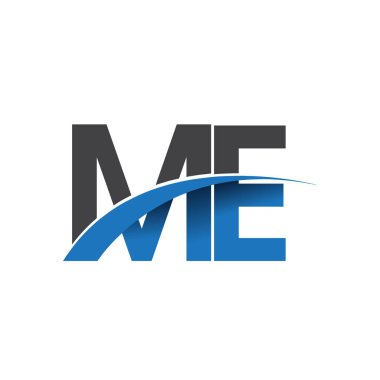 Bana mektup logo, iş ve şirket için ilk logo kimlik      