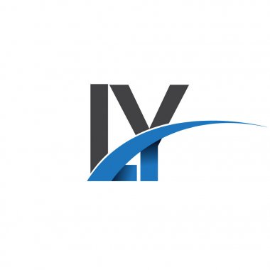 Ly harf logo, iş ve şirket için ilk logo kimlik      