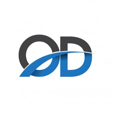 Od harf logo, iş ve şirket için ilk logo kimlik      