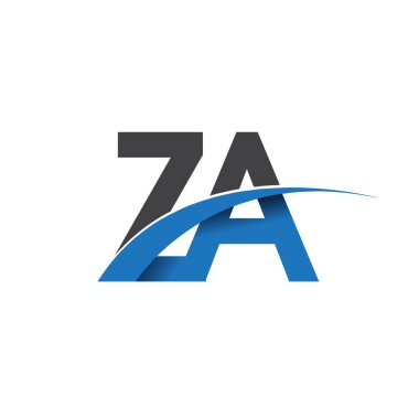 za harf logo, iş ve şirket için ilk logo kimlik  