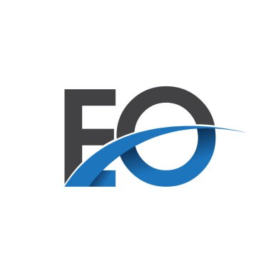 eo harf logo, iş ve şirket için ilk logo kimlik      