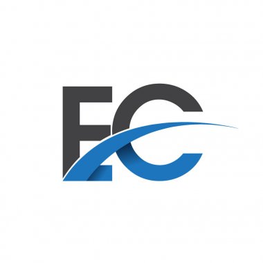 EC harf logo, iş ve şirket için ilk logo kimlik      