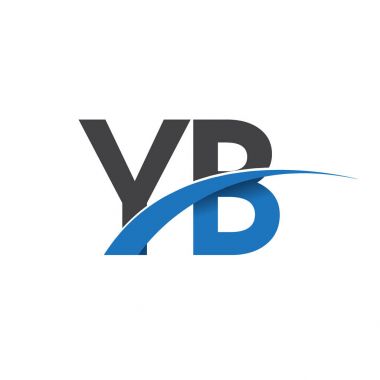 Yb letters logo, initial logo identity for your business and company vector
