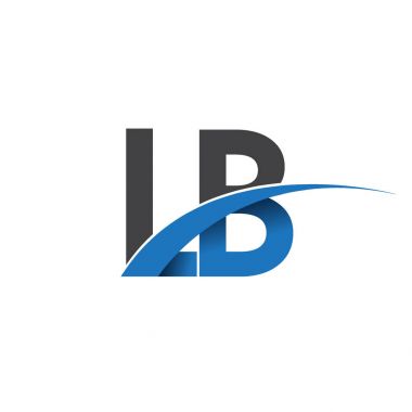 lb mektup logo, iş ve şirket için ilk logo kimlik      