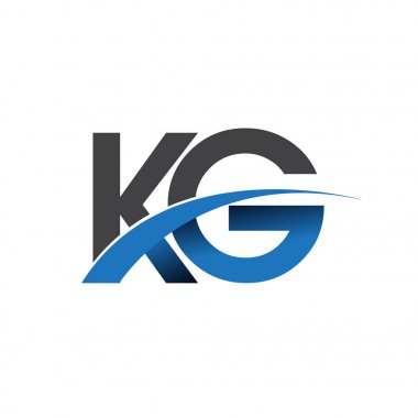 kg harf logo, iş ve şirket için ilk logo kimlik      