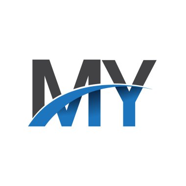 benim harf logo, iş ve şirket için ilk logo kimlik      