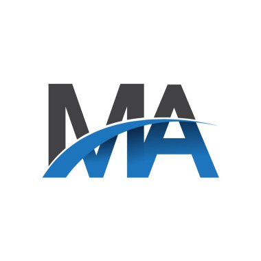 Anne harf logo, iş ve şirket için ilk logo kimlik      