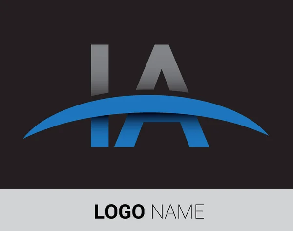 Letras Logotipo Identidad Inicial Del Logotipo Para Negocio Empresa — Archivo Imágenes Vectoriales