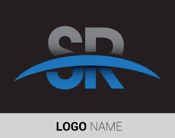 Letras Logotipo Identidade Logotipo Inicial Para Seu Negócio Empresa — Vetor de Stock