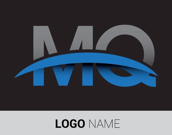 Logo Lettere Logo Iniziale Identità Tua Azienda Tua Azienda — Vettoriale Stock