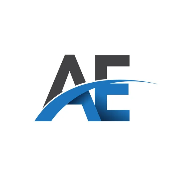 AE harf logo, iş ve şirket için ilk logo kimlik          
