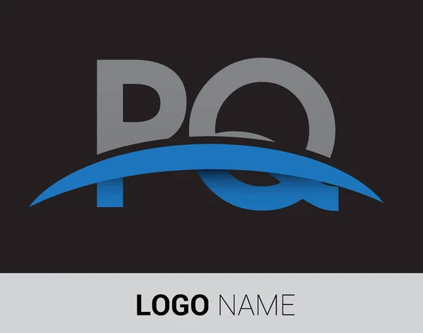 Logotipo Letras Identidad Inicial Del Logotipo Para Negocio Empresa — Vector de stock