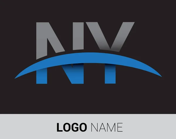 Neue Buchstaben Logo Ursprüngliche Logo Identität Für Ihr Unternehmen Und — Stockvektor