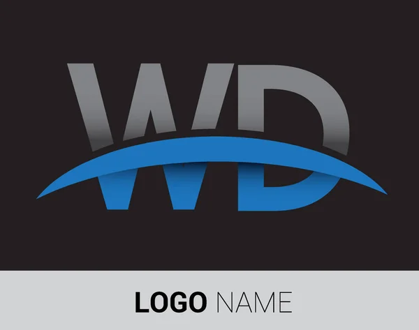 Letras Logotipo Identidade Logotipo Inicial Para Seu Negócio Empresa —  Vetores de Stock