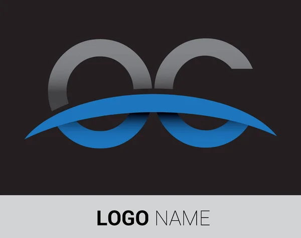 Логотип Letters Начальный Логотип Вашей Компании Компании — стоковый вектор