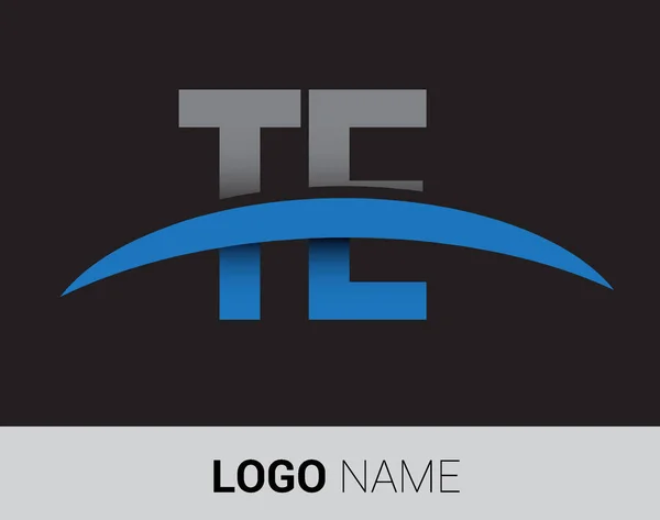 Lettere Logo Logo Iniziale Identità Vostra Azienda Società — Vettoriale Stock