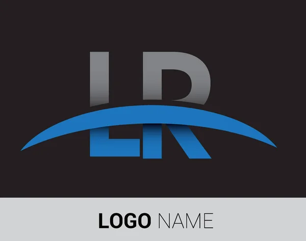 Logotipo Letters Identidad Inicial Del Logotipo Para Negocio Empresa — Vector de stock