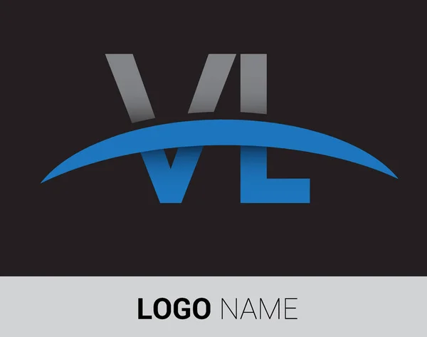 Letras Logotipo Identidade Logotipo Inicial Para Seu Negócio Empresa —  Vetores de Stock