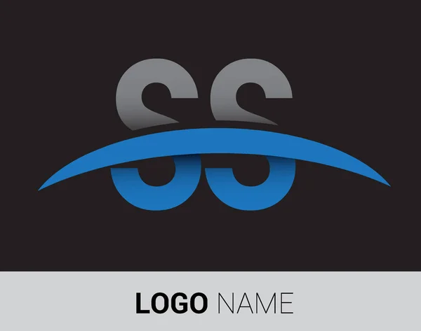 Bokstäver Logotyp Inledande Logo Identitet För Dina Affärer Och Företag — Stock vektor