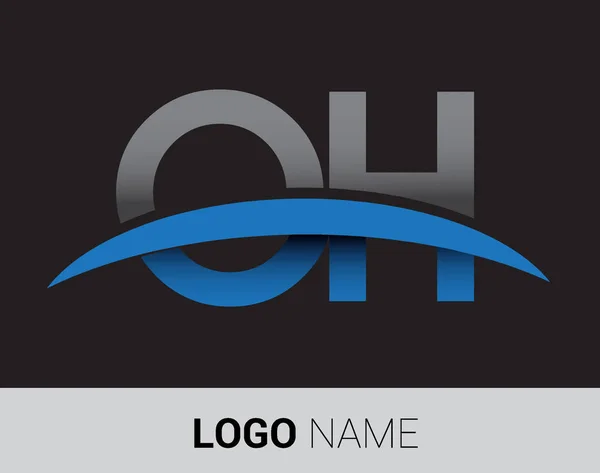 Letras Logotipo Identidad Inicial Del Logotipo Para Negocio Empresa — Vector de stock