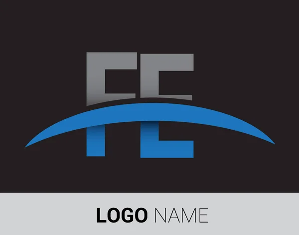 Litery Logo Tożsamości Początkowej Logo Dla Swojej Firmy Firma — Wektor stockowy