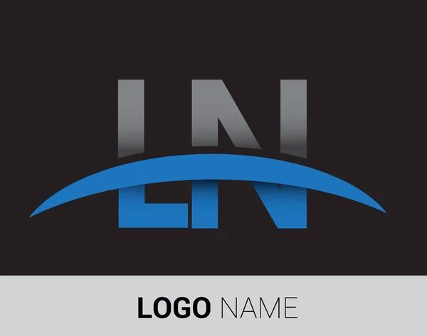 Logotipo Letras Identidad Inicial Del Logotipo Para Negocio Empresa — Archivo Imágenes Vectoriales