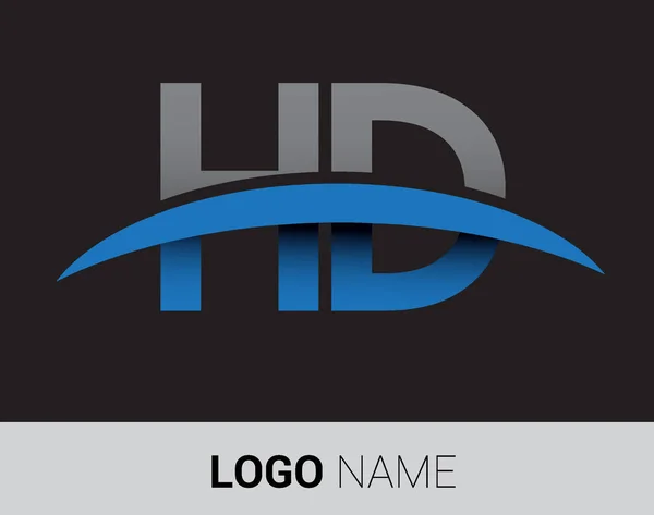 Letras Logotipo Identidad Inicial Del Logotipo Para Negocio Empresa — Vector de stock