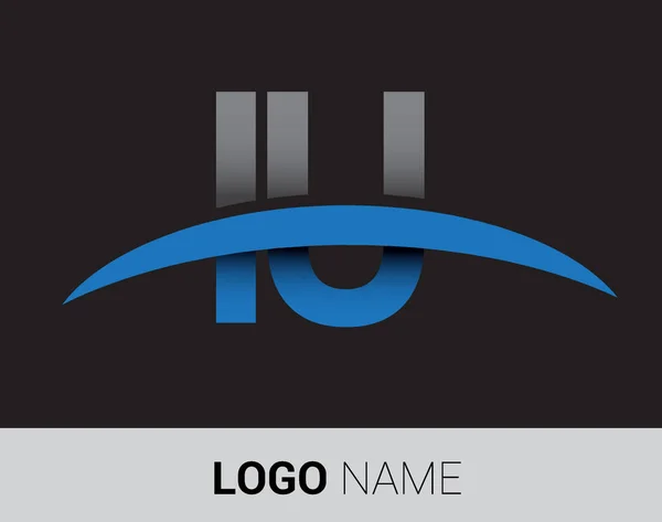 Logo Letters Identità Iniziale Del Logo Tua Azienda Tua Azienda — Vettoriale Stock