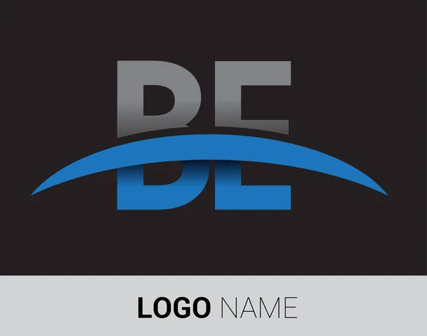 Zijn Brieven Logo Identiteit Van Oorspronkelijke Logo Voor Bedrijf Bedrijf — Stockvector