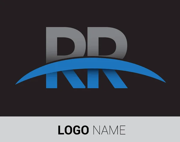 Letras Logotipo Identidade Logotipo Inicial Para Seu Negócio Empresa — Vetor de Stock