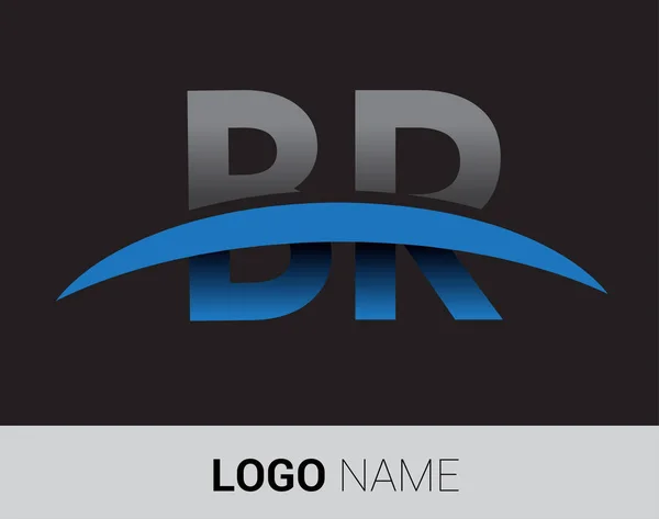 Letras Logotipo Identidad Inicial Del Logotipo Para Negocio Empresa — Vector de stock