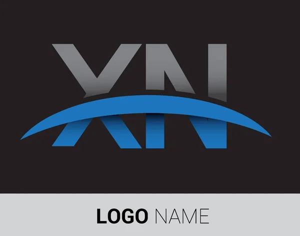 Logo Lettere Identità Iniziale Del Logo Vostra Azienda Società — Vettoriale Stock