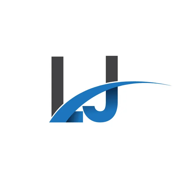 Listów Logo Tożsamości Początkowej Logo Dla Swojej Firmy Firma — Wektor stockowy
