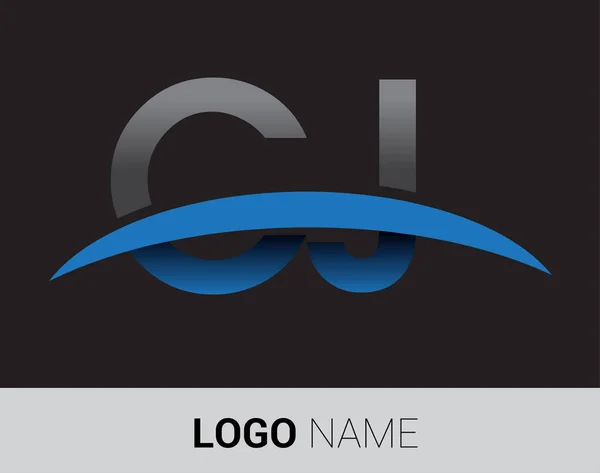 Letras Logotipo Identidade Logotipo Inicial Para Seu Negócio Empresa — Vetor de Stock