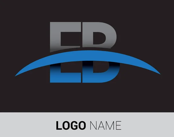Логотип Чорних Літер Початковий Логотип Вашого Бізнесу Компанії — стоковий вектор