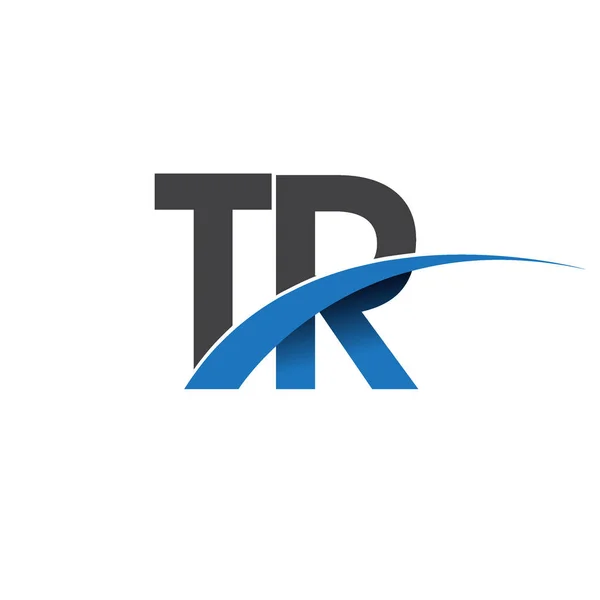 tr harf logo, iş ve şirket için ilk logo kimlik  