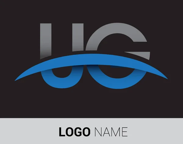 Letras Logotipo Identidad Del Logotipo Inicial Para Negocio Empresa — Vector de stock