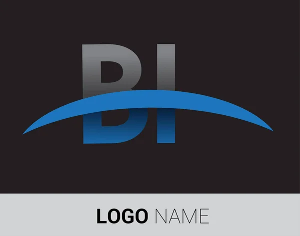 Logotipo Letters Identidad Inicial Del Logotipo Para Negocio Empresa — Vector de stock