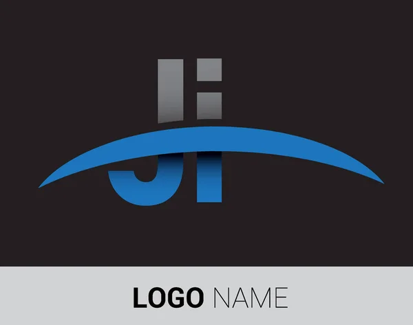 Logo Letters Identidad Inicial Del Logotipo Para Negocio Empresa — Archivo Imágenes Vectoriales