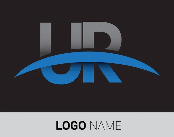 Letras Logotipo Identidad Inicial Del Logotipo Para Negocio Empresa — Vector de stock