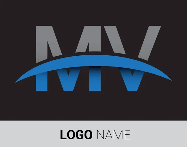 Logo Delle Lettere Identità Iniziale Del Logo Tua Azienda Tua — Vettoriale Stock