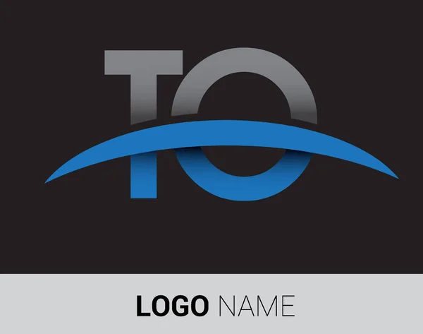 Eerste Brieven Logo Logo Identiteit Voor Bedrijf Bedrijf — Stockvector