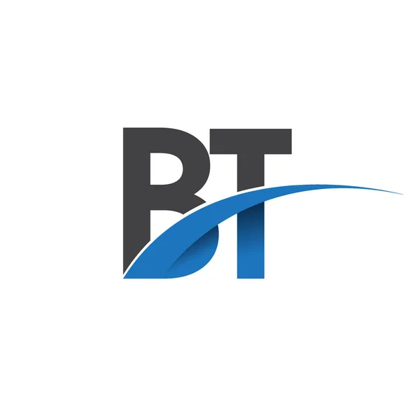 BT harf logo, iş ve şirket için ilk logo kimlik      