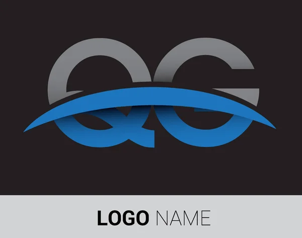 Logo Letters Identidad Inicial Del Logotipo Para Negocio Empresa — Archivo Imágenes Vectoriales