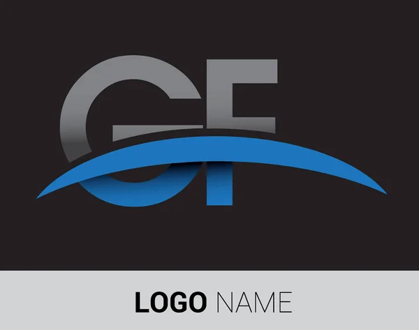 Logotipo Letras Identidade Logotipo Inicial Para Seu Negócio Empresa — Vetor de Stock